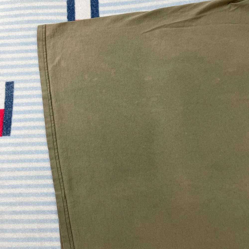 Vintage distressed Nike embroidered swoosh tan short sleeve tee shirt - Picture 7 of 16